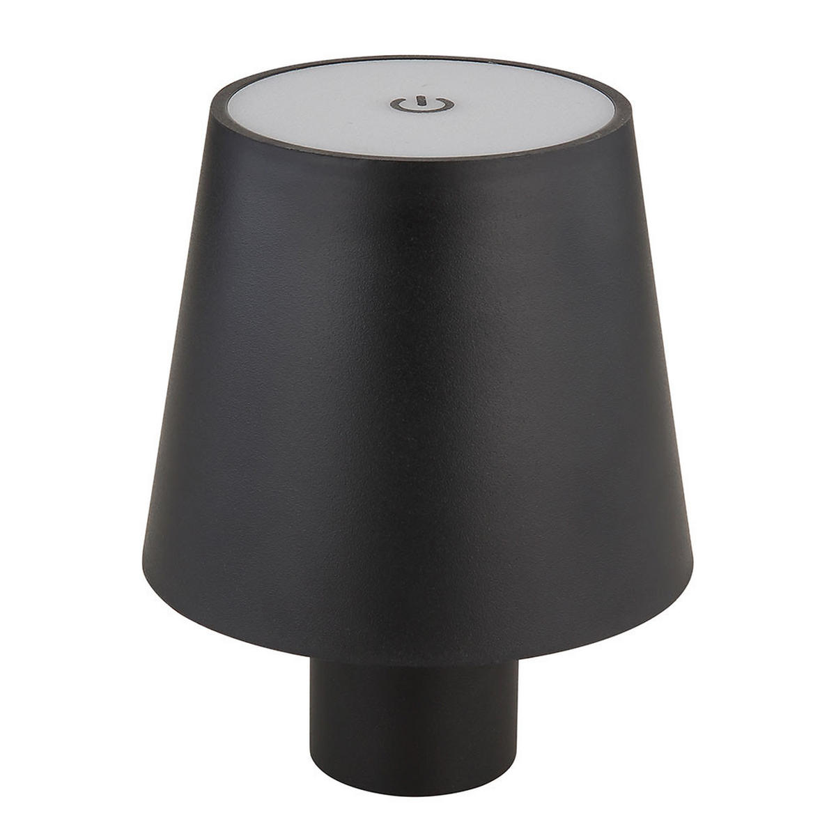 LED TISCHLEUCHTE VANNIE Transparent - Schwarz, Metall (10.6/10.6/13cm) - Globo Lighting