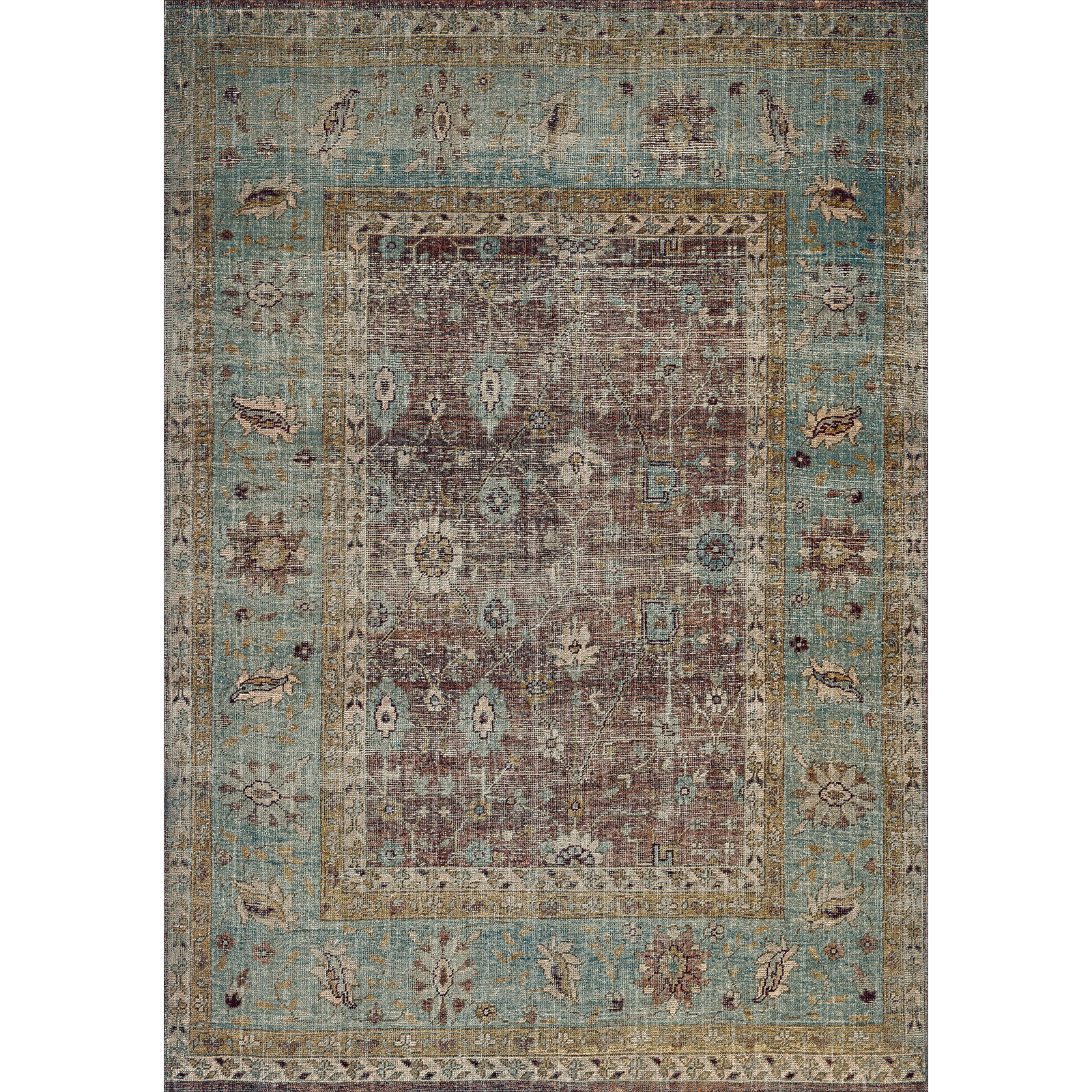 Bamyum Teppich Mehrfarbig 120x180 cm