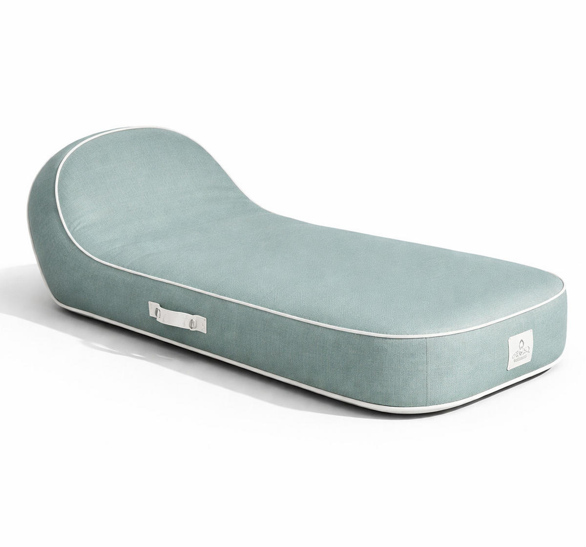 SONNENLIEGE PALMA Grün - Mintgrün/Grün, Kunststoff/Textil (85/27/85cm) - Coco Lounge