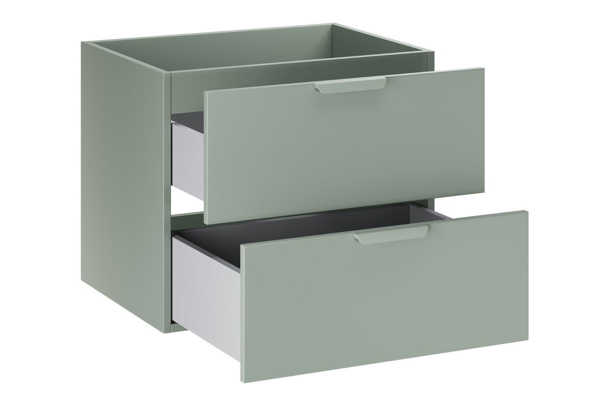 WASCHTISCHKOMBI 120 cm 3 Teile - Aster Green A BM412 in Grün Matt - Weiß Hochglanz/Grün, Holz/Keramik (120/51.8/46cm)