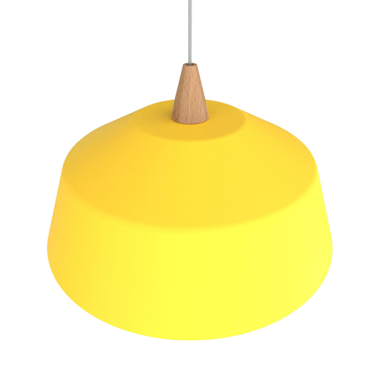 HÄNGELEUCHTE - Gelb, Metall (50/50/17cm) - Lumicom