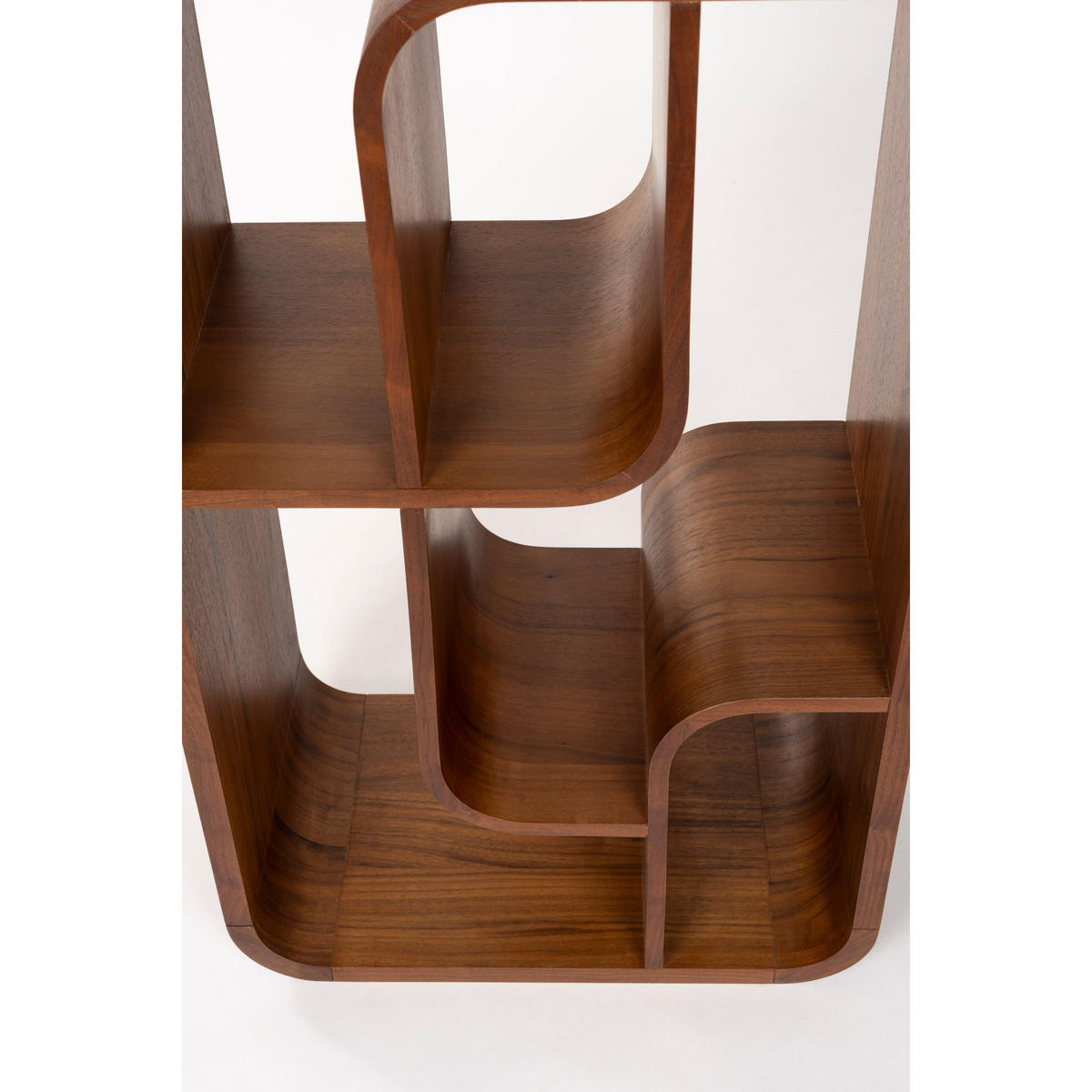 STANDREGAL Seven Niedrig Holz Dunkelbraun - Braun, Holzwerkstoff (60/160/35cm) - Zuiver