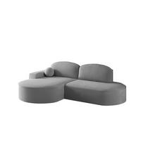 ECKSOFA Girona Mit Schlaffunktion - Dunkelgrau, Holzwerkstoff/Textil (278/179cm) - Fun Möbel