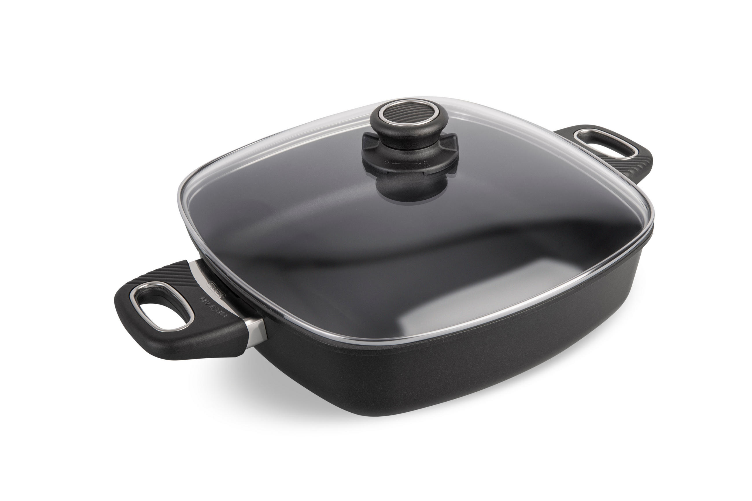 KASSEROLLE INDUKTION ⌀28cm - Schwarz, Kunststoff/Metall (28cm) - Gastrolux