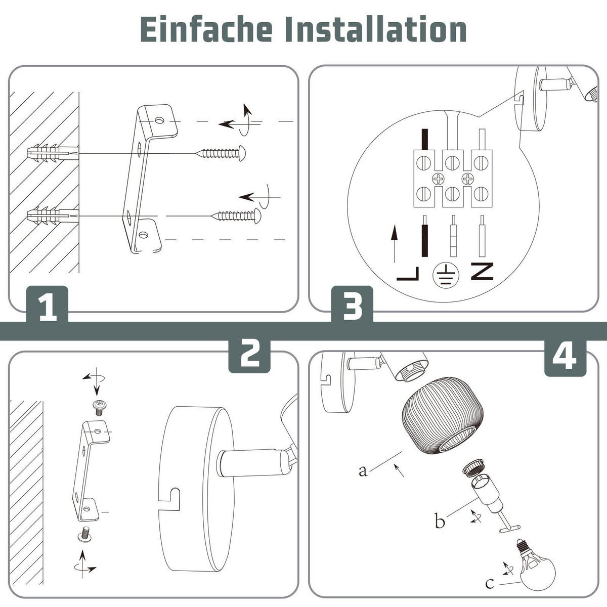 DECKENLEUCHTE Libby 12.5/10/13cm - Weiß, Metall (12.5/10/13cm) - Nettlife