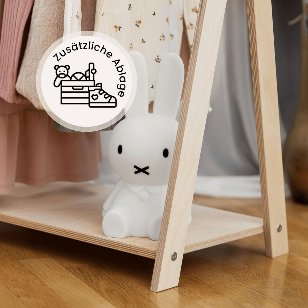 KLEIDERSTÄNDER für Kinder, Naturholz - Naturfarben, Holz (36/97/60cm) - MeowBaby