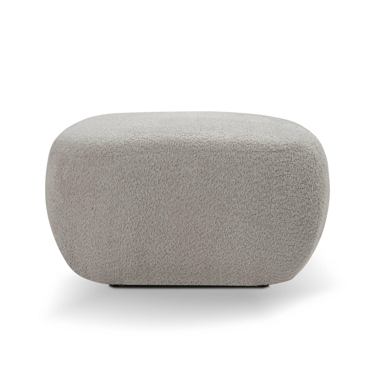 POLSTERHOCKER AMICO Modern Sitzhocker, Fußhocker Grau - Grau, Holzwerkstoff/Kunststoff (75/39/75cm) - MASSENO