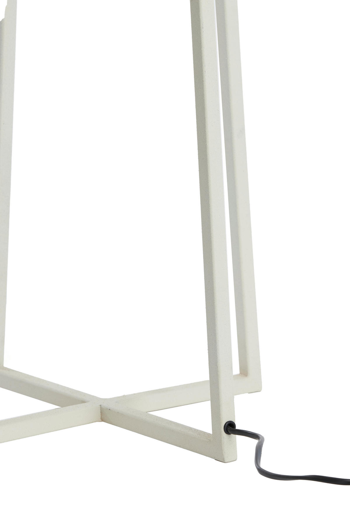 STEHLEUCHTE Miley Weiß 25/25/130 cm - Weiß, Metall (25/25/130cm) - Light & Living