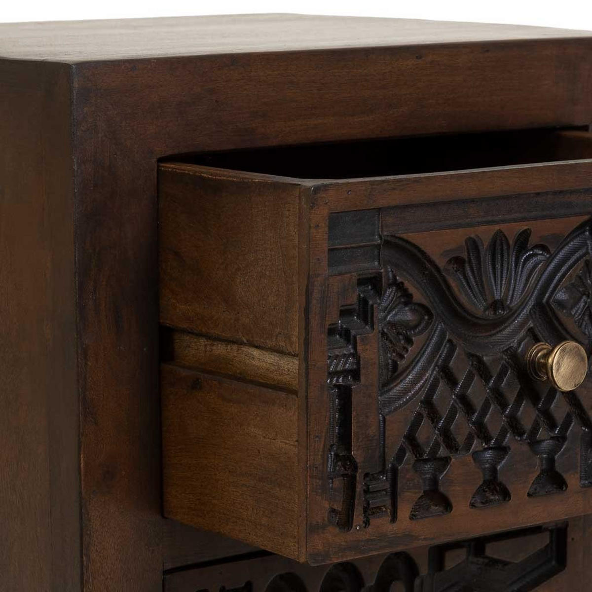 NACHTTISCH aus holz 40x35x60cm - Braun, Holz (40/60/35cm) - Wanderlust