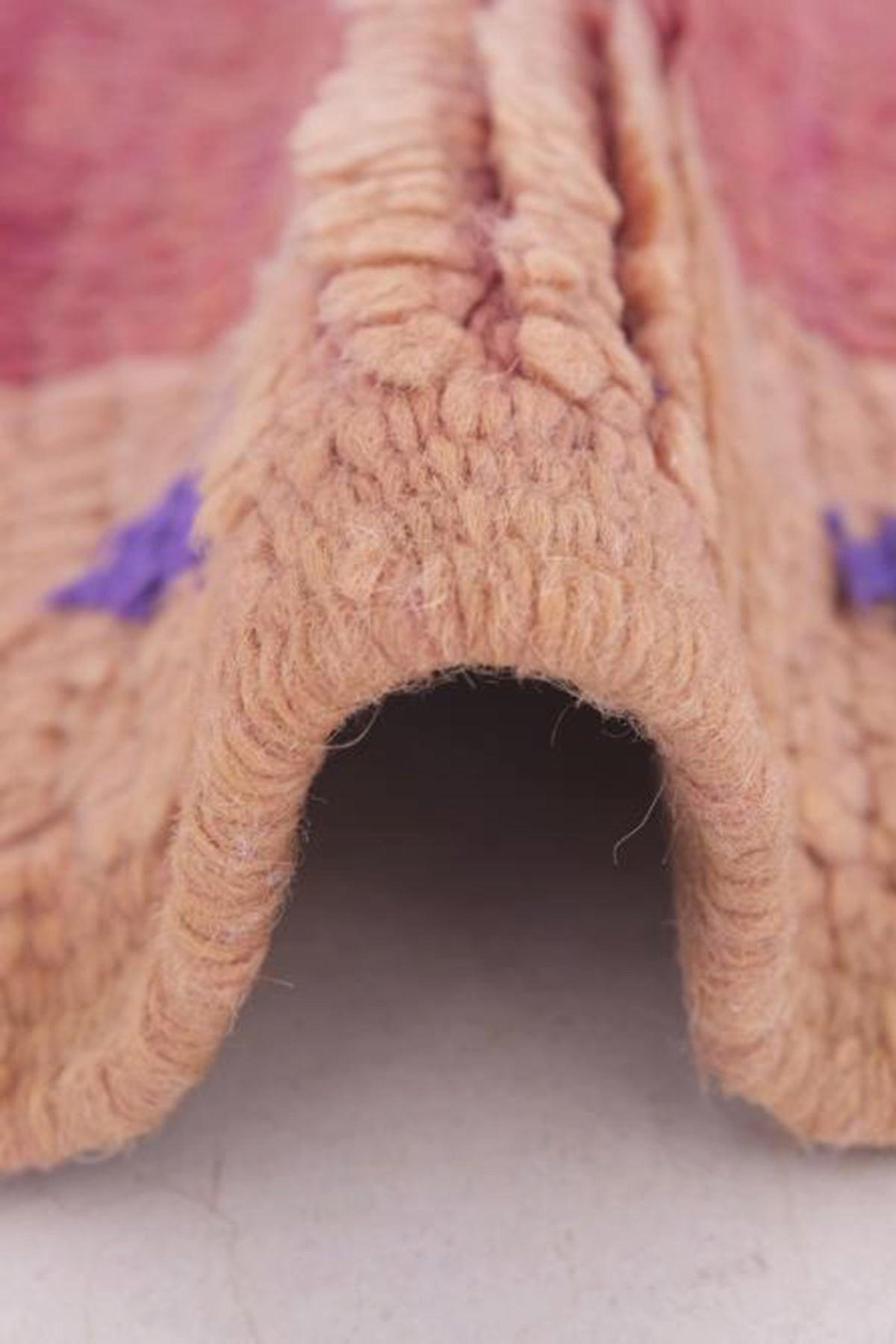 BERBERTEPPICH aus reiner Wolle 73x 266 cm - Pink, Naturmaterialien (73/266cm) - AFK Living