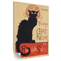 POSTER - 29x42 cm - Théophile Steinlen - Tournée du Chat Noir - Schwarz, Textil (29/42/0.1cm) - TULUP
