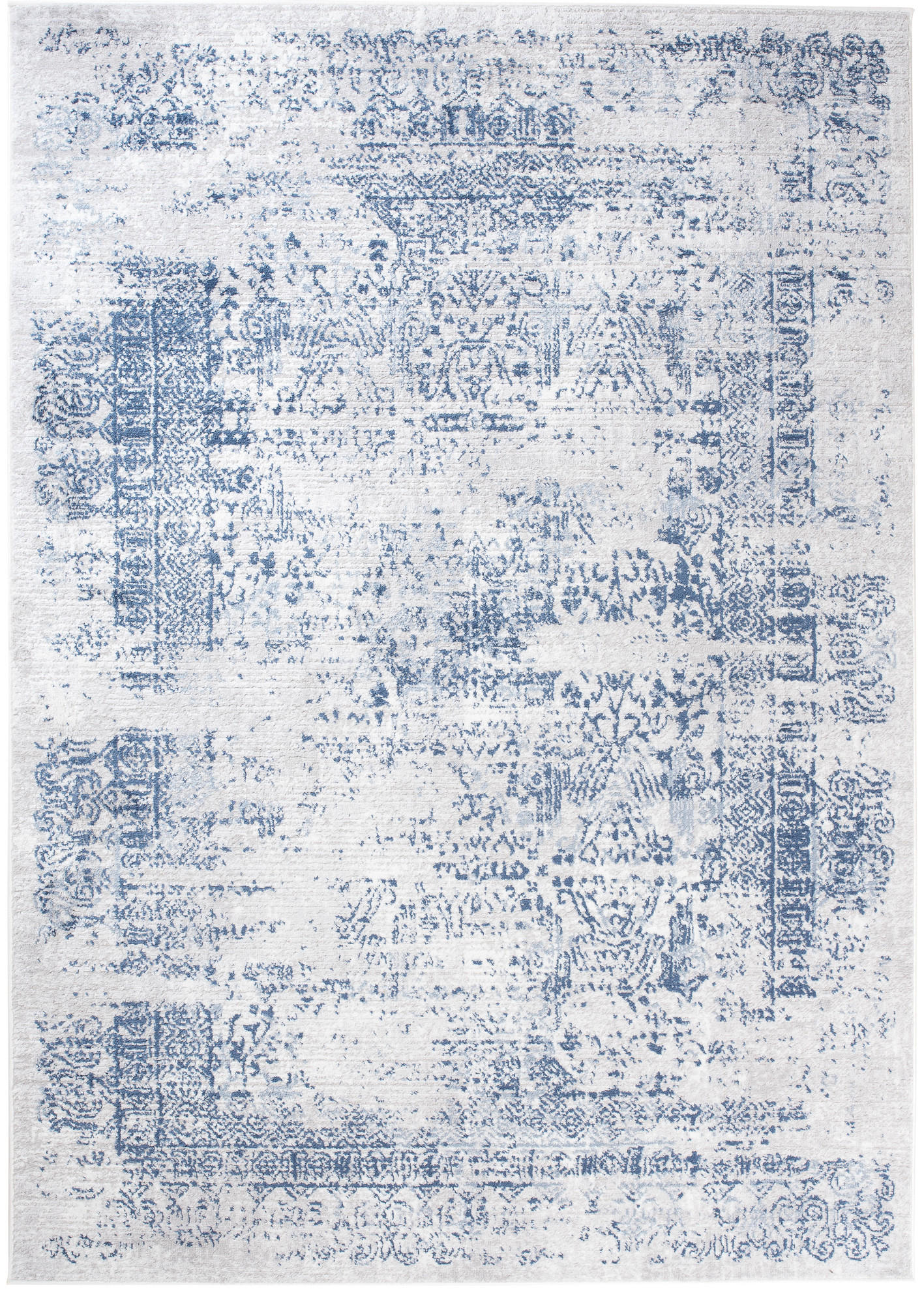 TEPPICH SKY Blau Grau 200/300 cm - Blau, Textil (200/300cm) - Tapiso