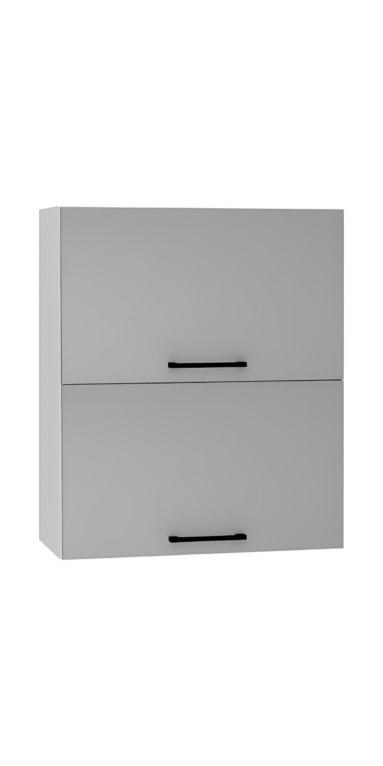 HÄNGESCHRANK W60GRF/2 - Morvex - Hochwertige Küchen Optik - Grau, Holz/Metall (60/72/30cm) - ROYAL24_MARKT