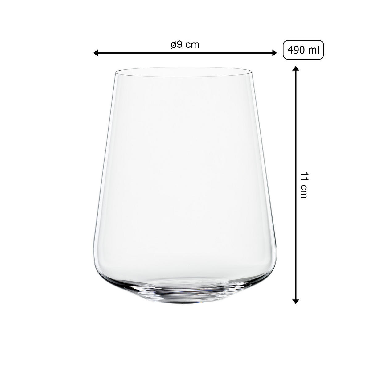 SOFTDRINKGLÄSER Definition transparent 490 ml 4er Set - Transparent, Glas (0.49L) - Spiegelau