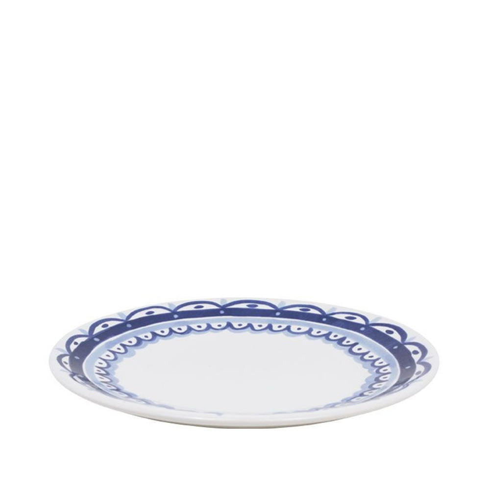 FRÜHSTÜCKSTELLER Rand Delfts Blond in Blau - 22cm - Multicolor, Keramik (21.8/21.8/2.5cm) - Blond Amsterdam