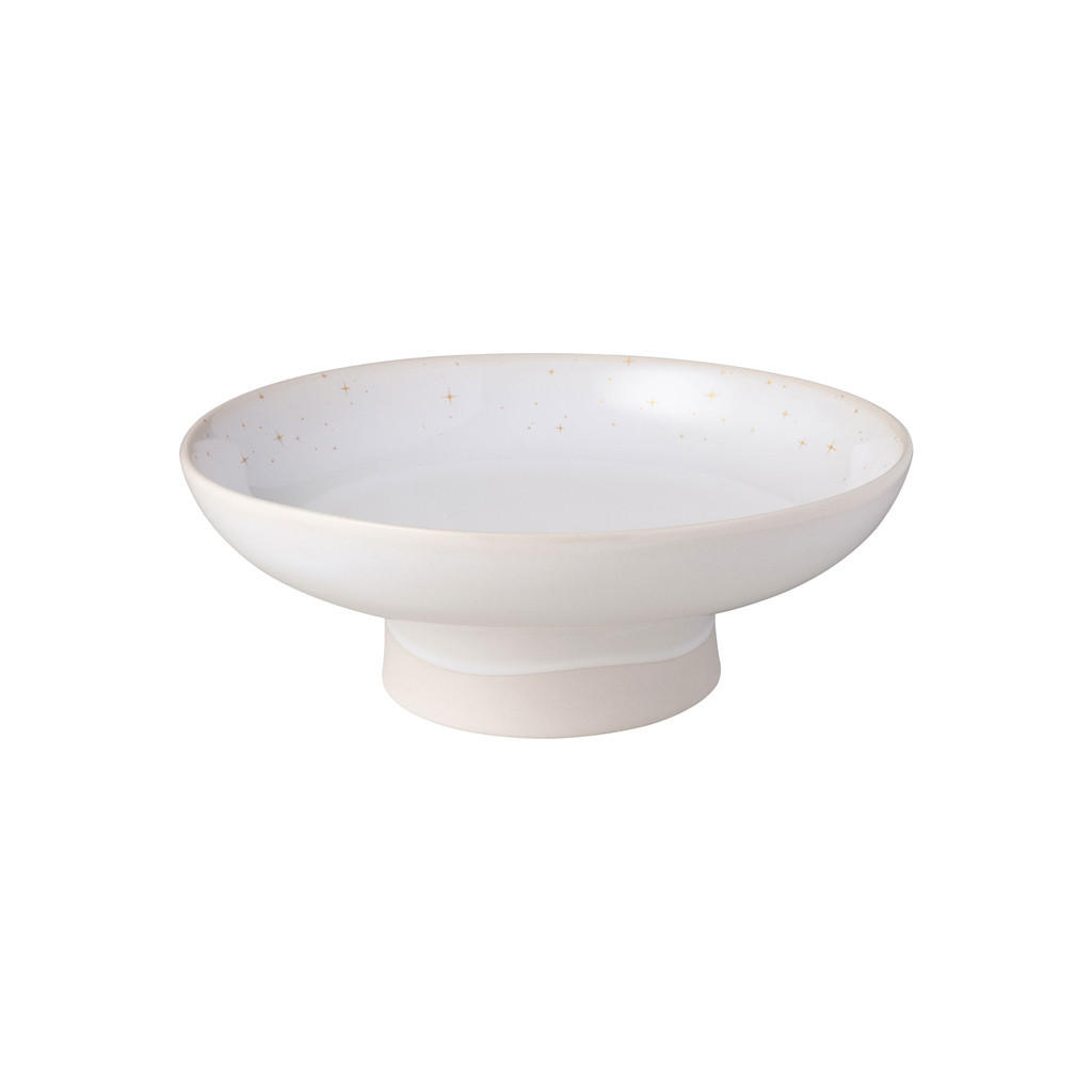 DESSERTSCHALE MIT FUSS Winter Glow beige ø 24 cm - Beige, Keramik (24cm) - like.Villeroy & Boch