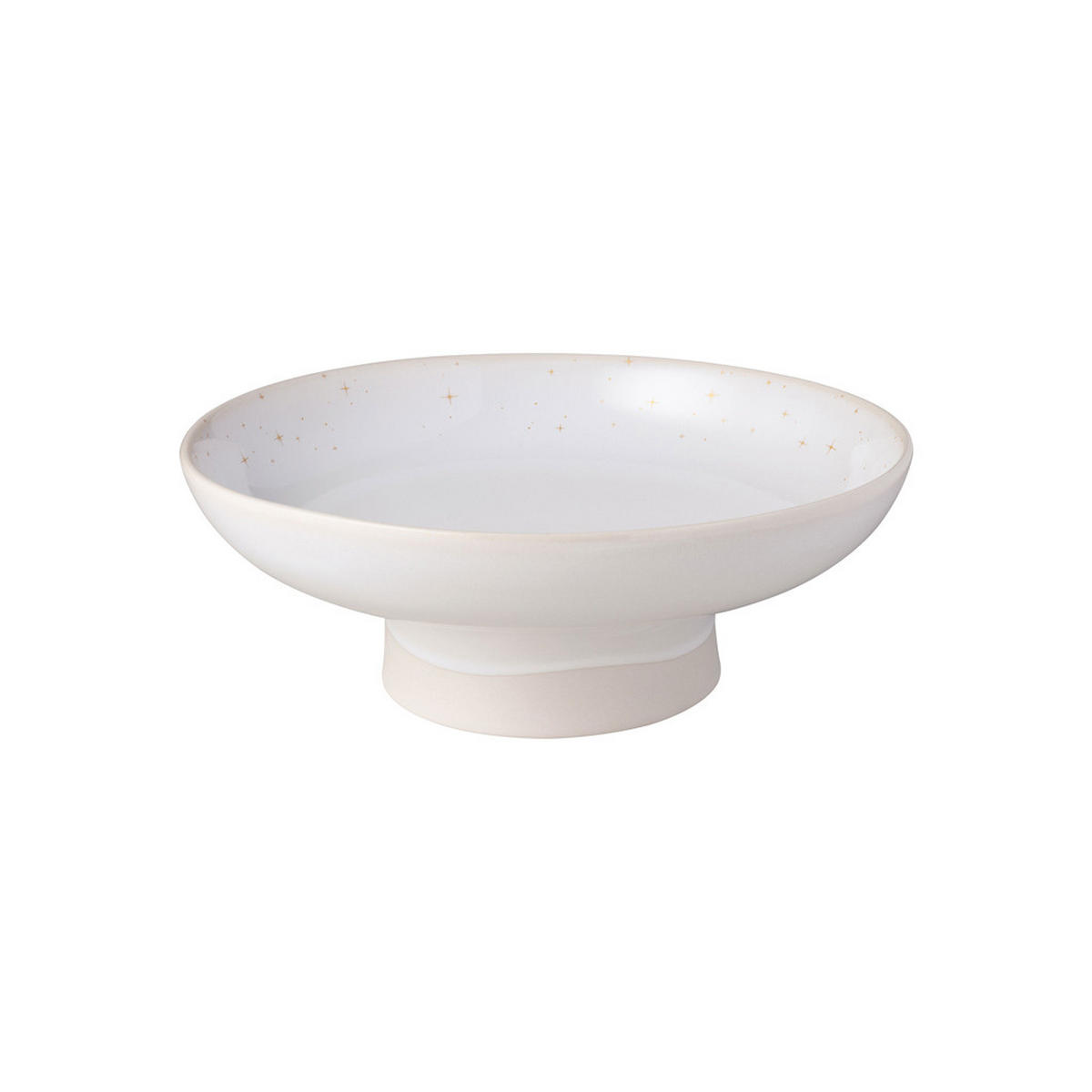 DESSERTSCHALE MIT FUSS Winter Glow beige ø 24 cm - Beige, Keramik (24cm) - like.Villeroy & Boch