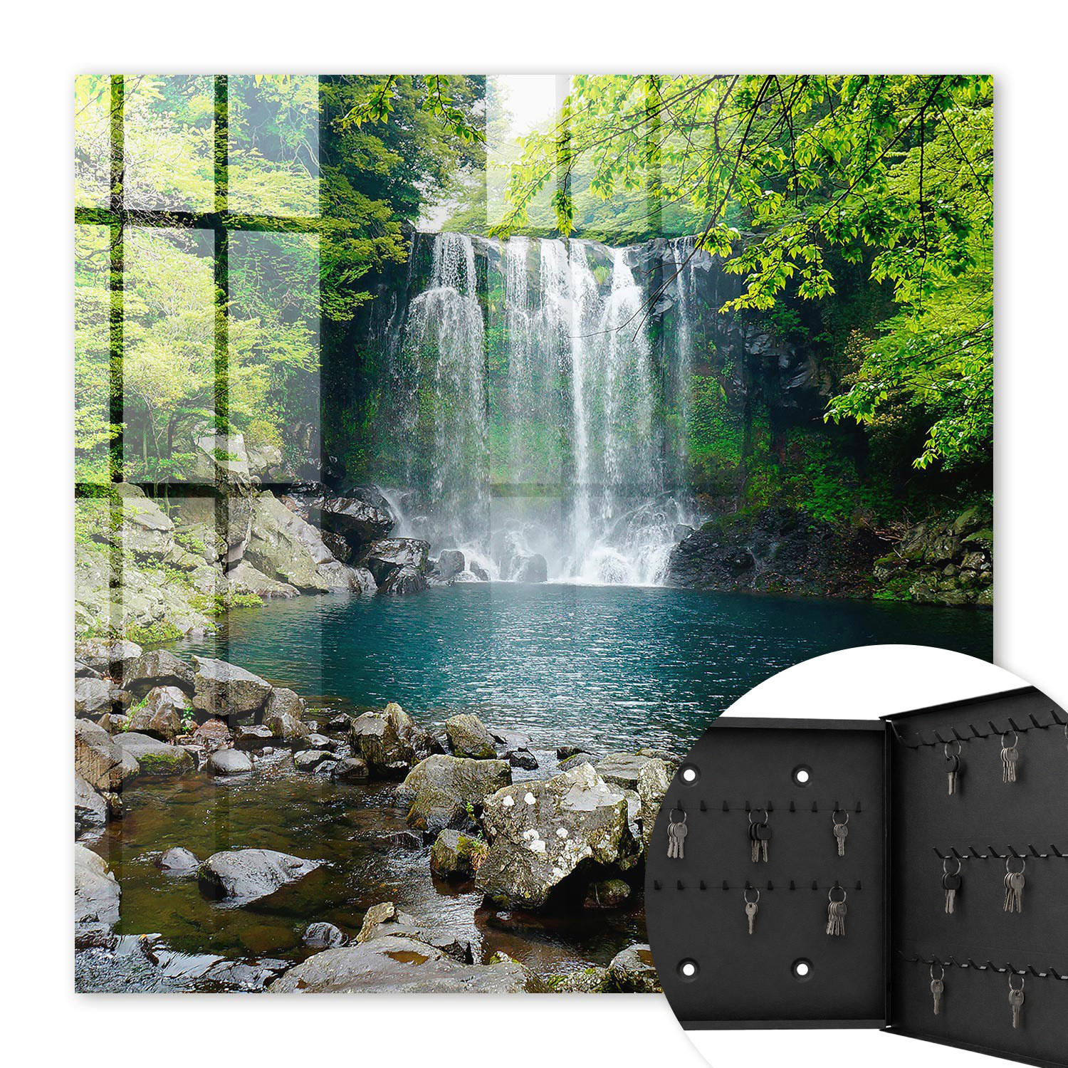 Tulup Schlüsselbox Grün 30x30x5 cm