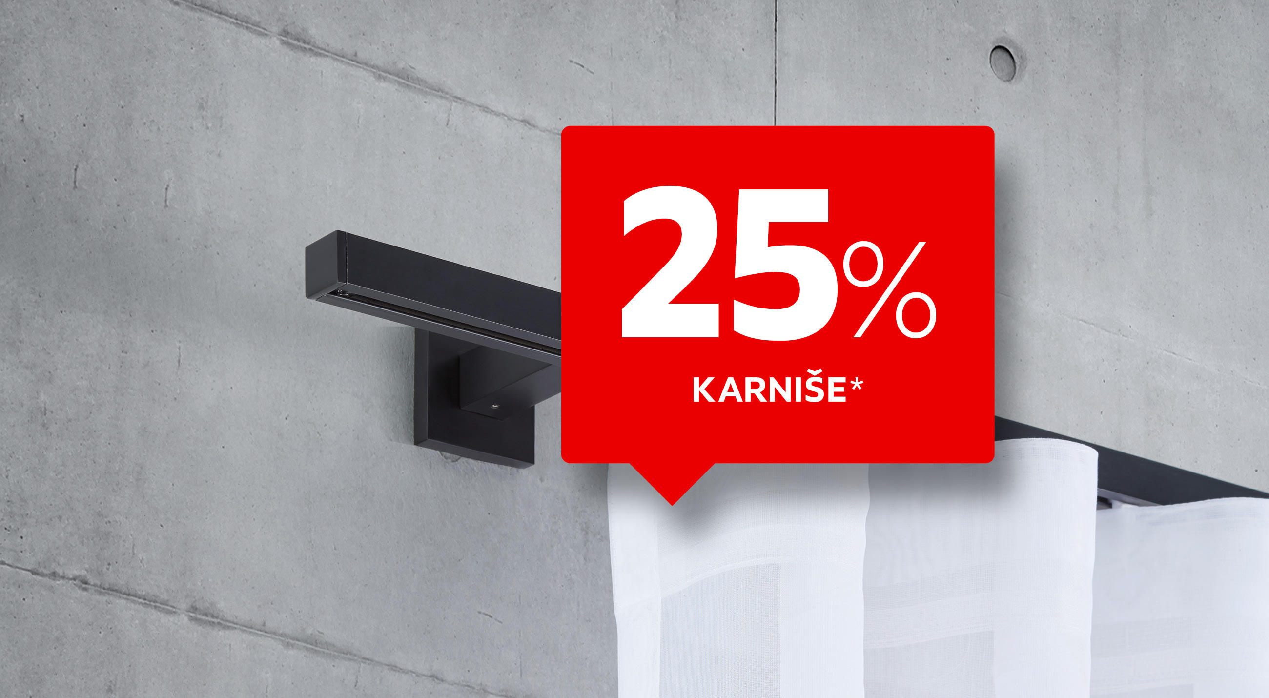 25% karniše*