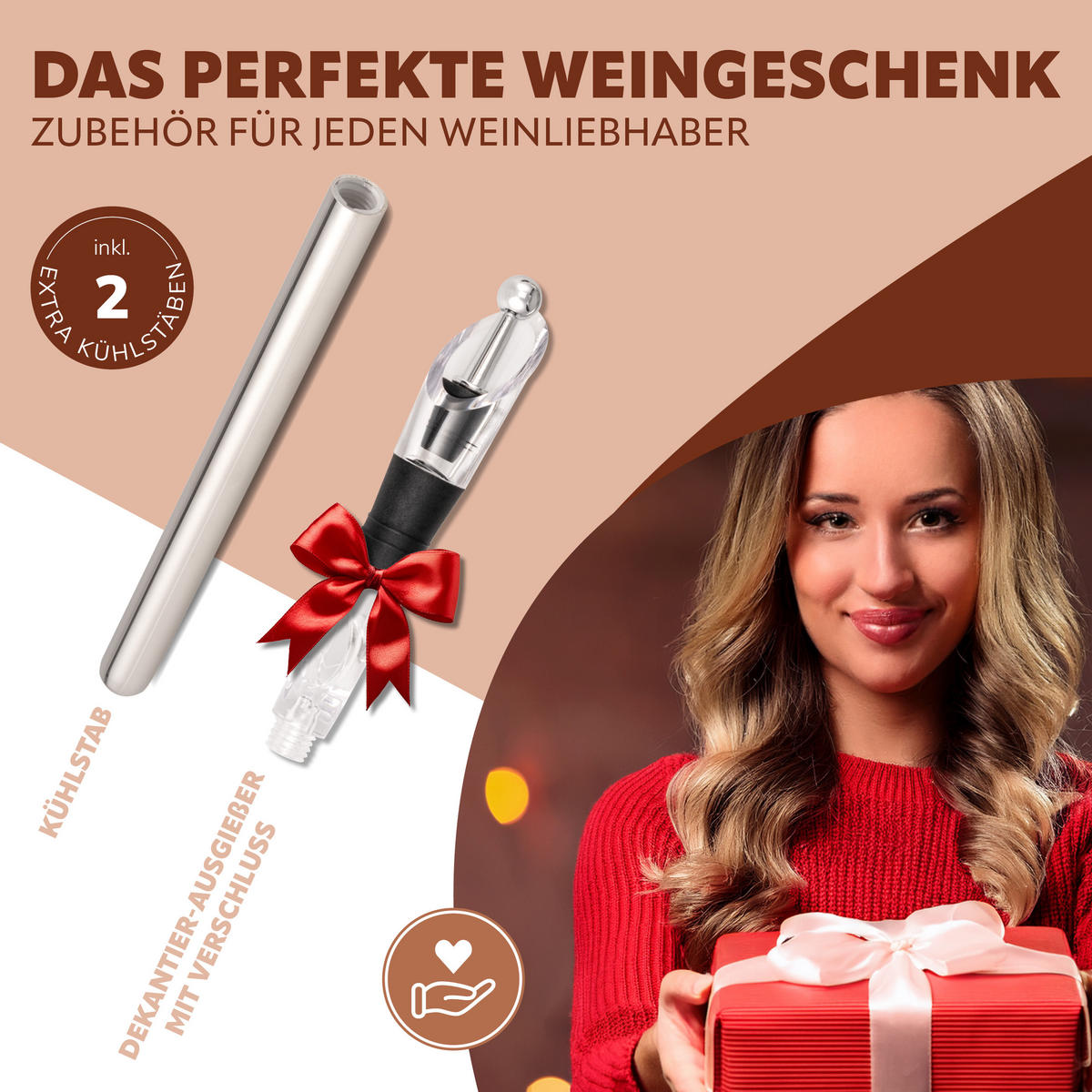 WEIN-AUSGIEßER, transparent - Transparent, Kunststoff (2.5/31.5/2.5cm) - bremermann