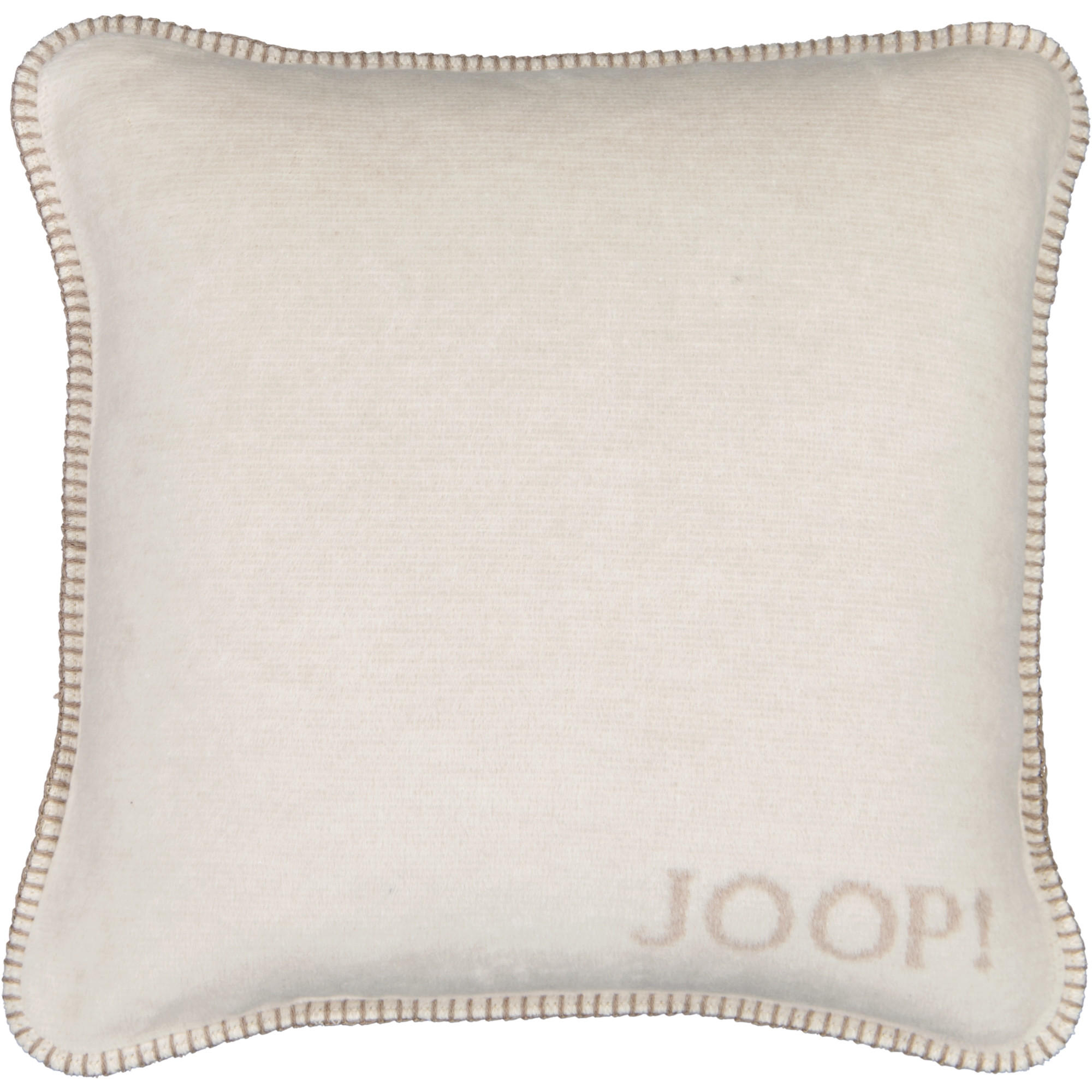 KISSENHÜLLEN MELANGE-DOUBLEFACE NATUR-SAND - Beige, Textil (50/50cm) - Joop!