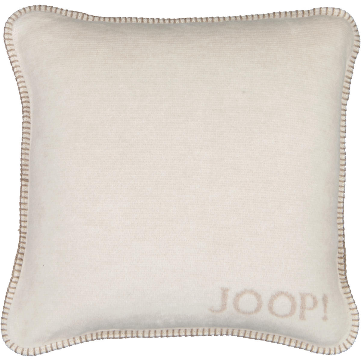 KISSENHÜLLEN MELANGE-DOUBLEFACE NATUR-SAND - Beige, Textil (50/50cm) - Joop!