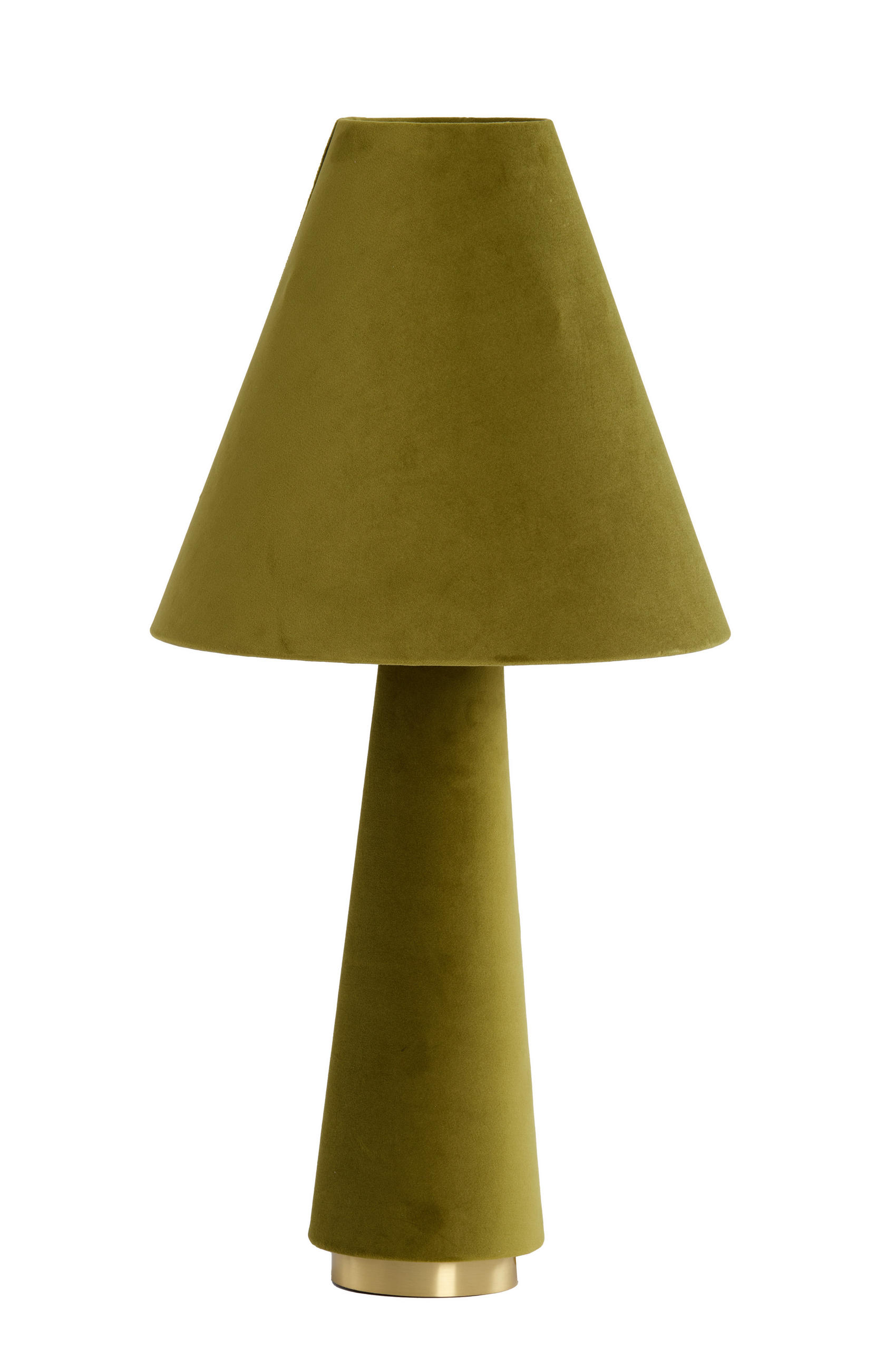 TISCHLAMPE Devia Grün Ø30/61 cm - Grün, Textil (30/30/62.5cm) - Light & Living