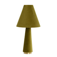 TISCHLAMPE Devia Grün Ø30/61 cm - Grün, Textil (30/30/62.5cm) - Light & Living
