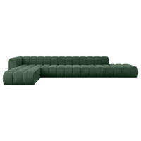 ECKSOFA modulares Sofa Zuvon-L3 - 478x177x70 cm Grün - Grün, Holzwerkstoff/Textil (478/177cm) - ALTDECOR