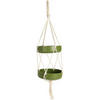 VOGELFUTTERSPENDER Ø 15 cm - Grün, Naturmaterialien (15/40/15cm)