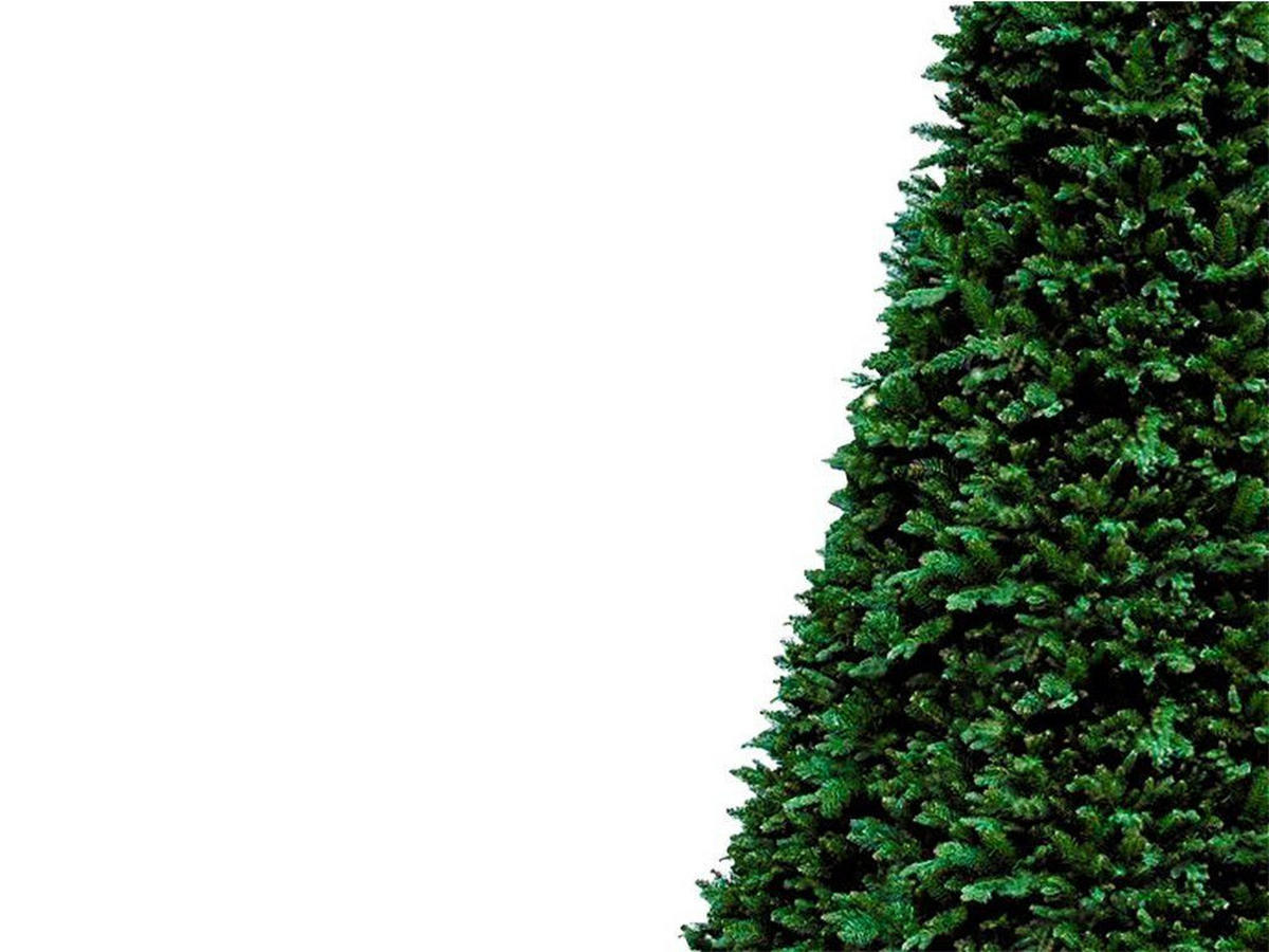WEIHNACHTSBAUM künstlicher 500 cm, BASIC GOLD, mit 74-teiligem Weihnachtsbaumschmuck, inkl. Metallständer und Aufbewahrungsbox - Goldfarben/Grün, Kunststoff/Metall (288/500cm) - LAALU