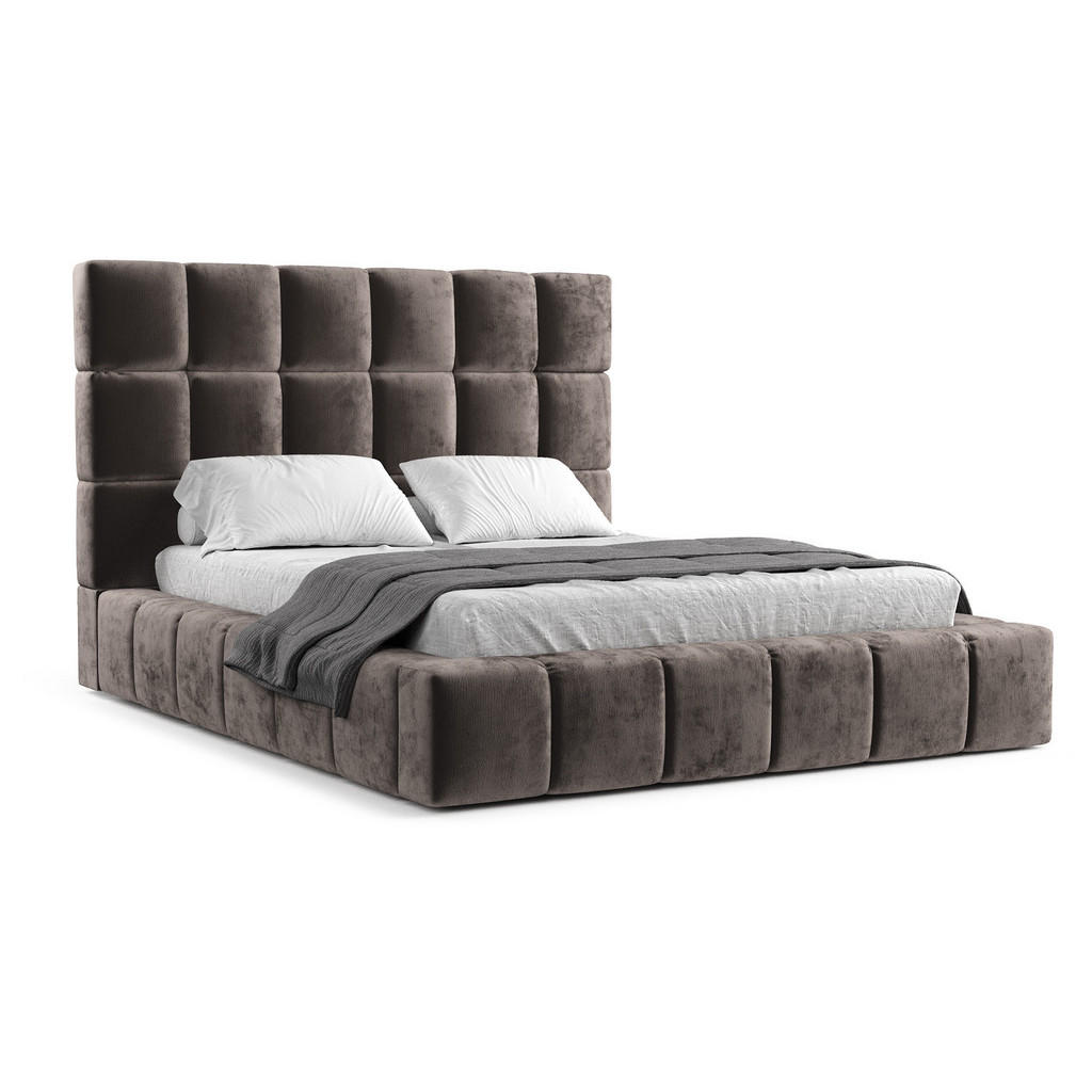 Thumbnail - Maison de Reve Polsterbett, Braun, Textil, Buche, Kiefer, 200x200 cm, Oeko-Tex® Standard 100, FSC 100%, Made in EU, Schl...