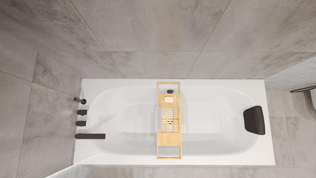 BADEWANNE Rechteck VITAE 150/75 + Schürze + Kopfstütze + Ablage Ablauf Füße - Weiß, Kunststoff (75/55.5/150cm) - bad land
