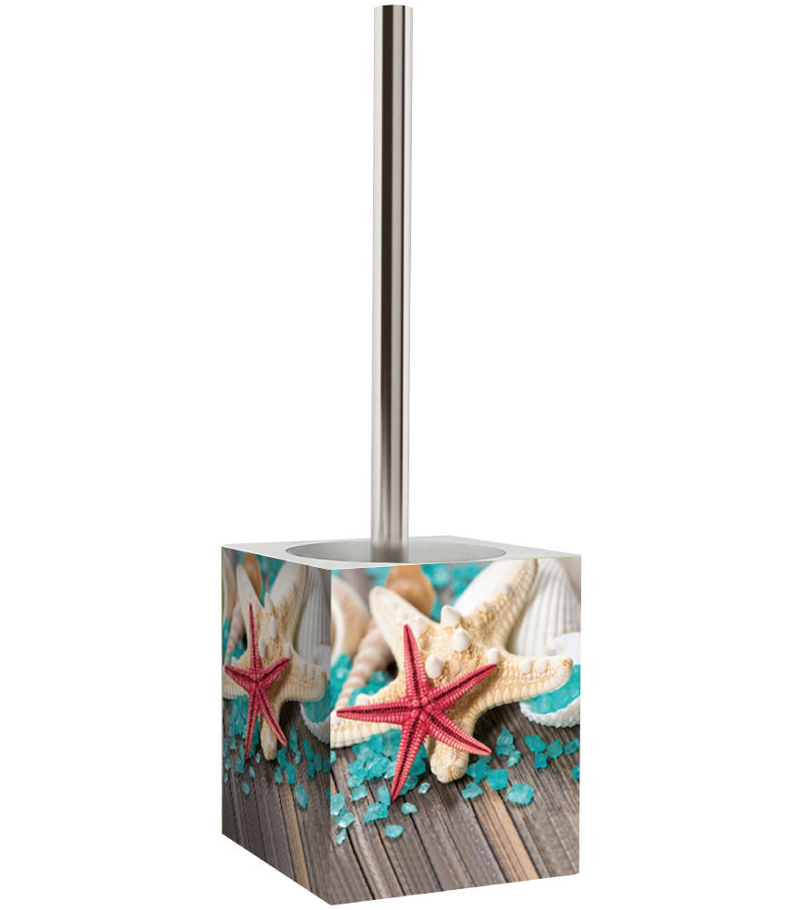 WC-BÜRSTE Bath Salts - Türkis, Kunststoff (9/37/10cm) - Sanilo