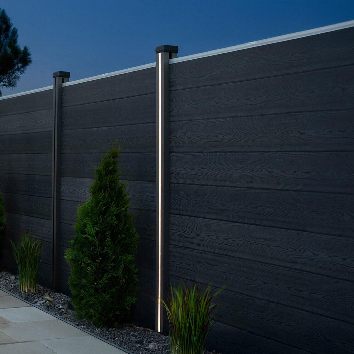 NUTLEISTE CALLUX STRIPE - 1 - Schwarz, Kunststoff (2/184cm) - Home Deluxe