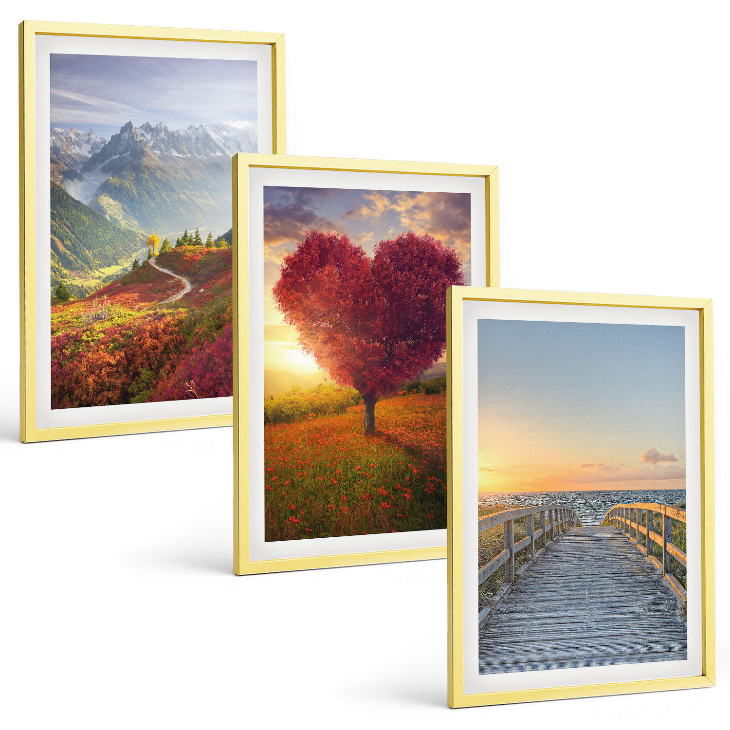 Tulup Bilder Gold 40x60 cm