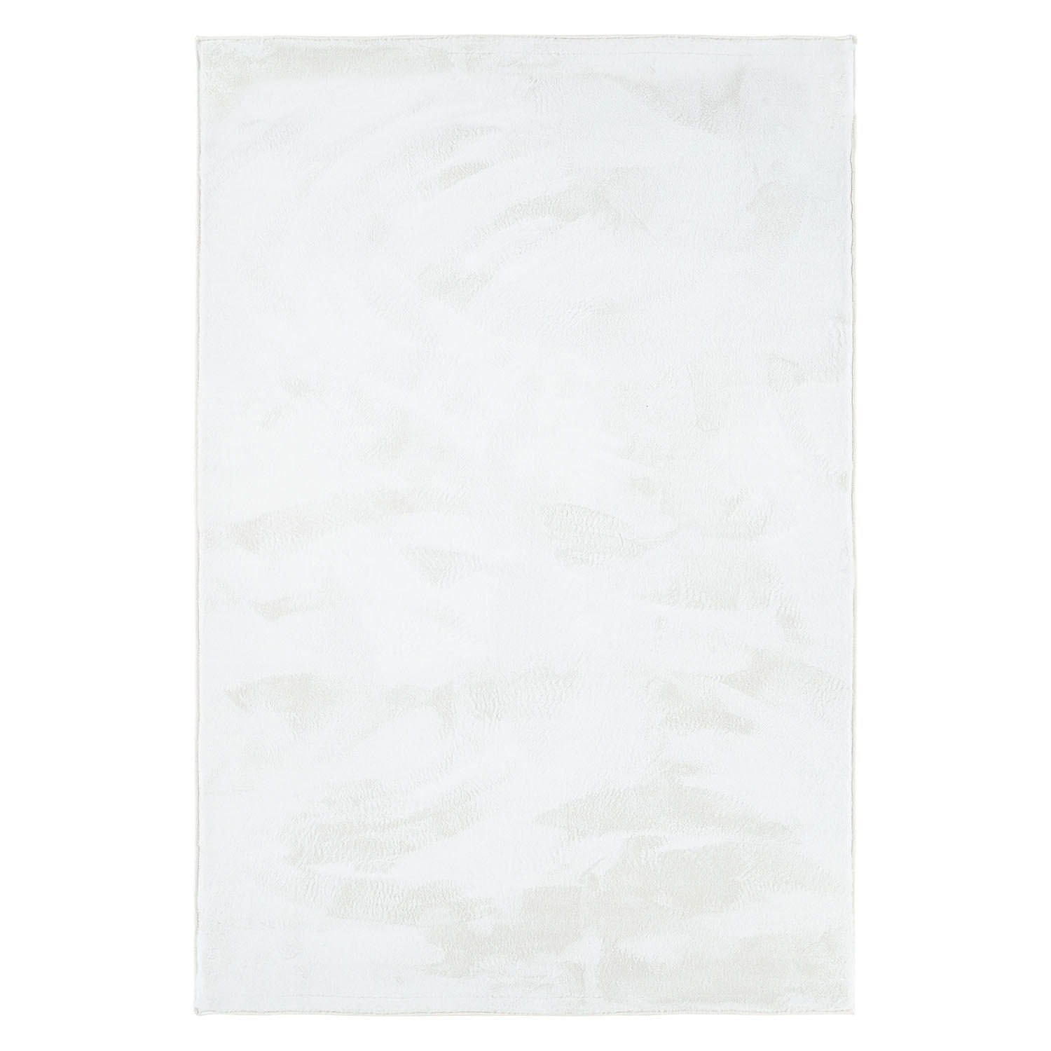 Teppich in Weiß 160/230 cm waschbar - Weiß, Textil (160/230cm) - Homestyle4u