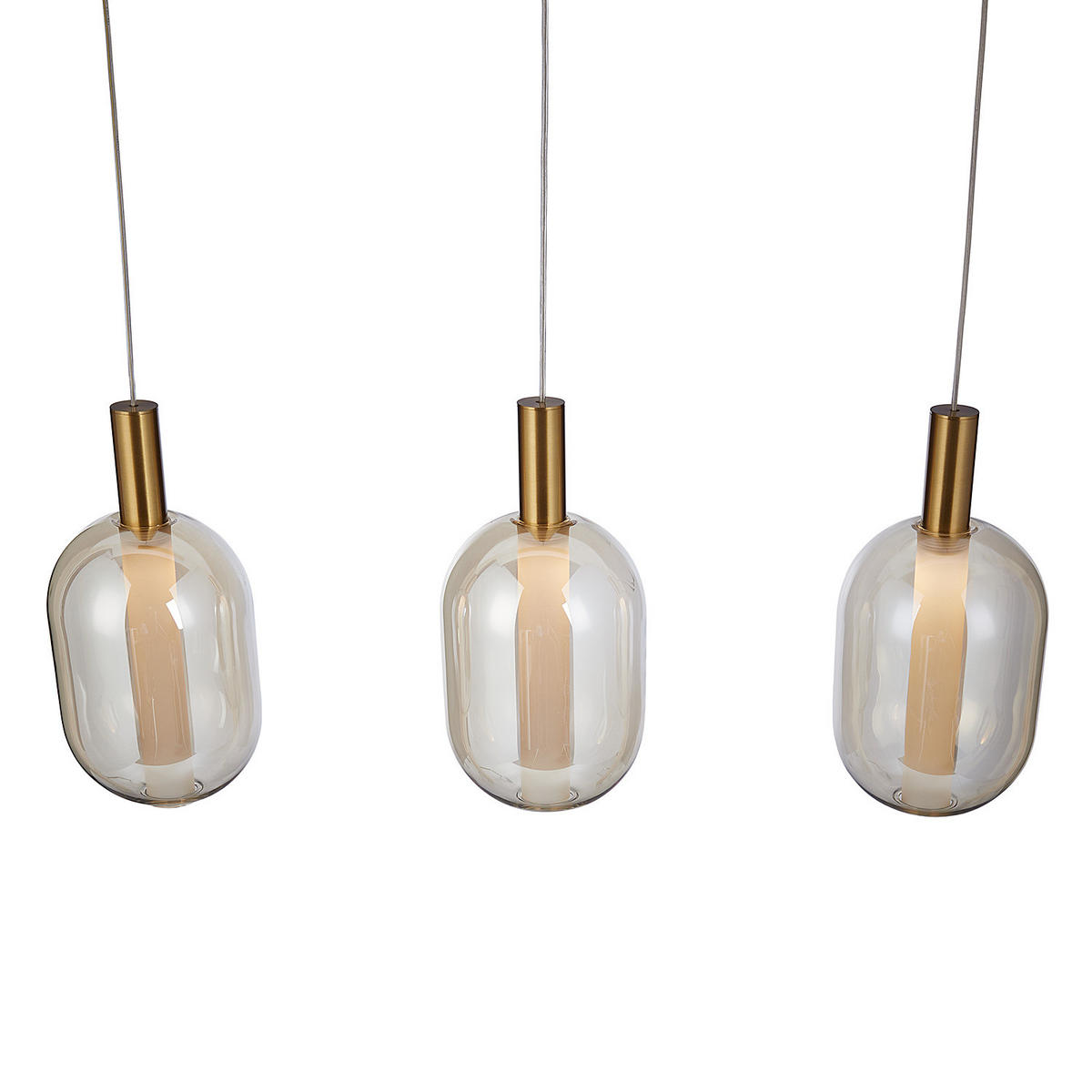 PENDELLEUCHTE Exemplar - Goldfarben, Glas (70/13/120cm) - Butlers