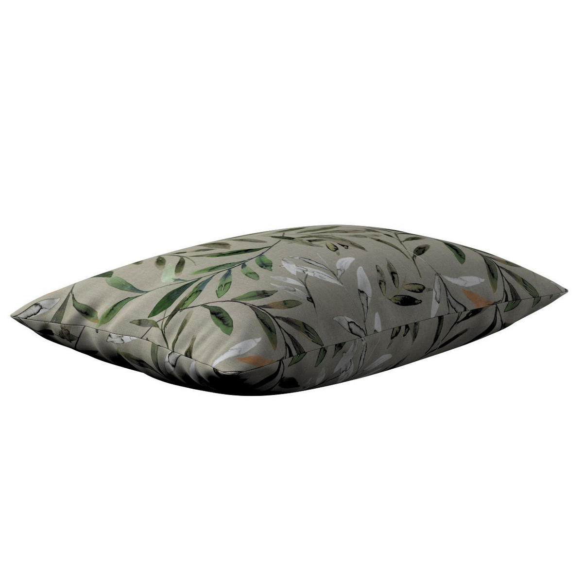 KISSENHÜLLE Eden grau und grün, 60x40cm - Grau, Textil (60/40cm) - Dekoria