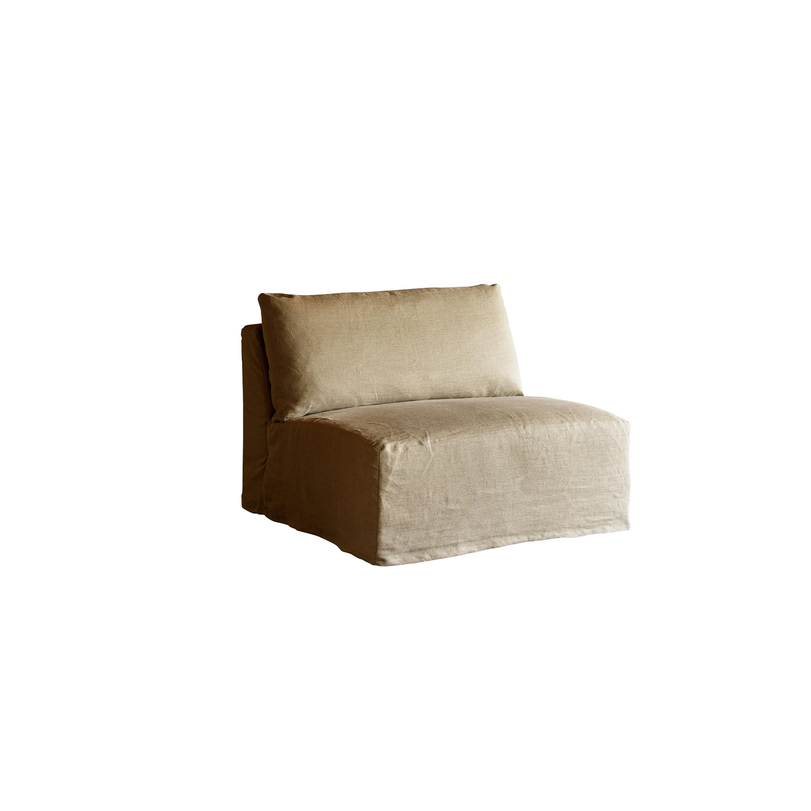Tikamoon Sofa Natur 100x80x100 cm