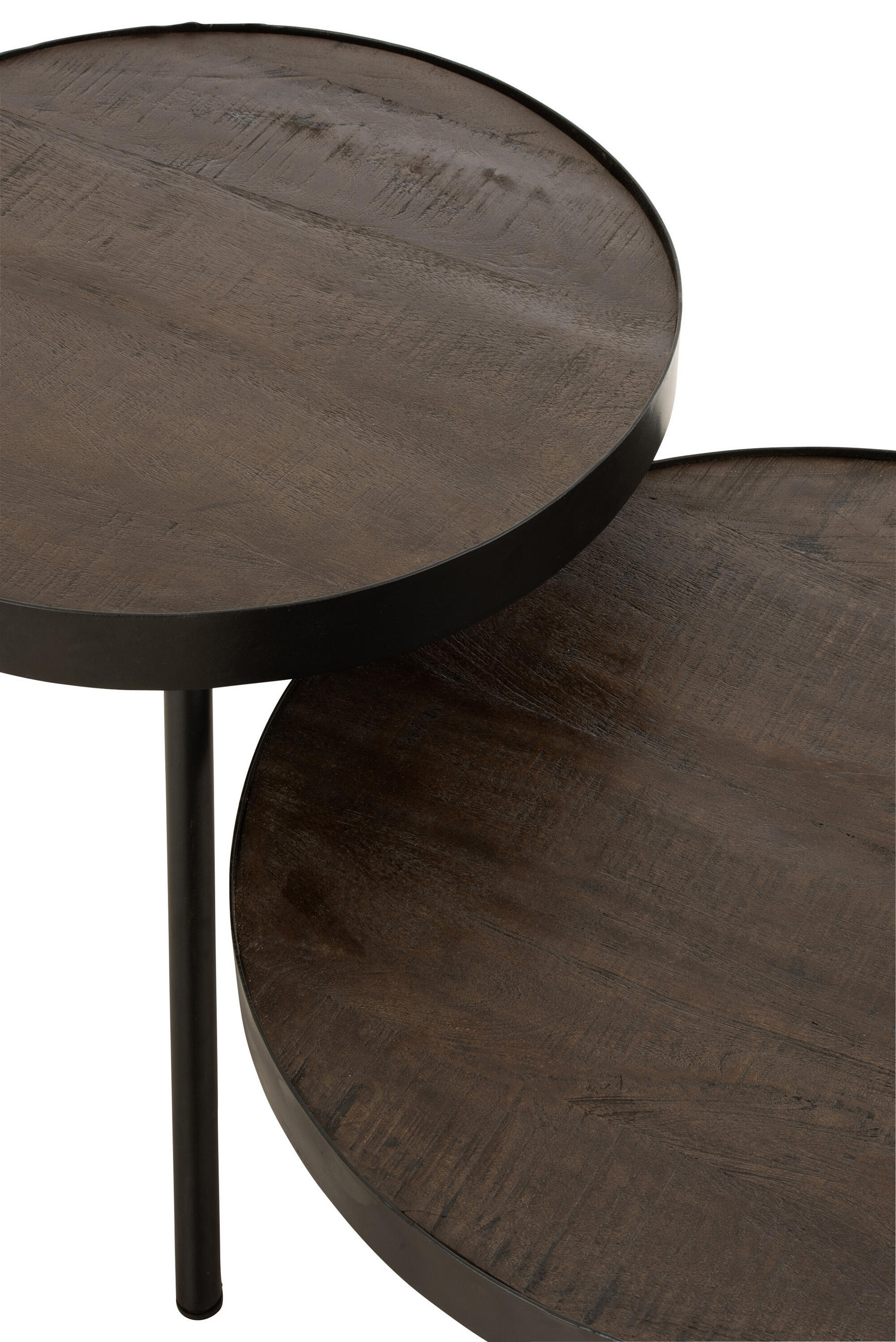 TISCH FIEN - Holz - Braun - Braun, Holz (60/60/33cm) - J-Line