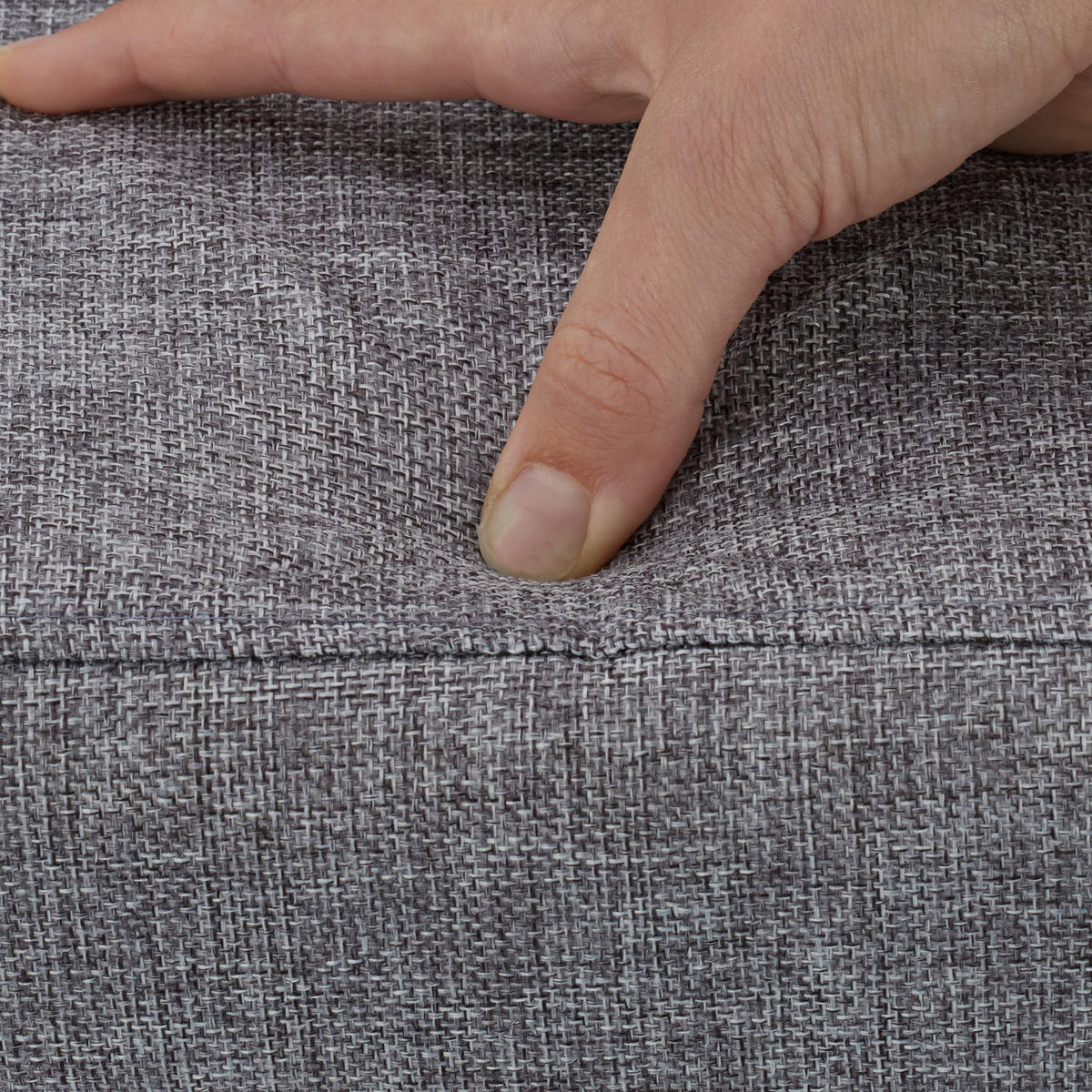 SITZHOCKER - Schwarz, Holz/Holzwerkstoff (35/36/35cm) - Relaxdays