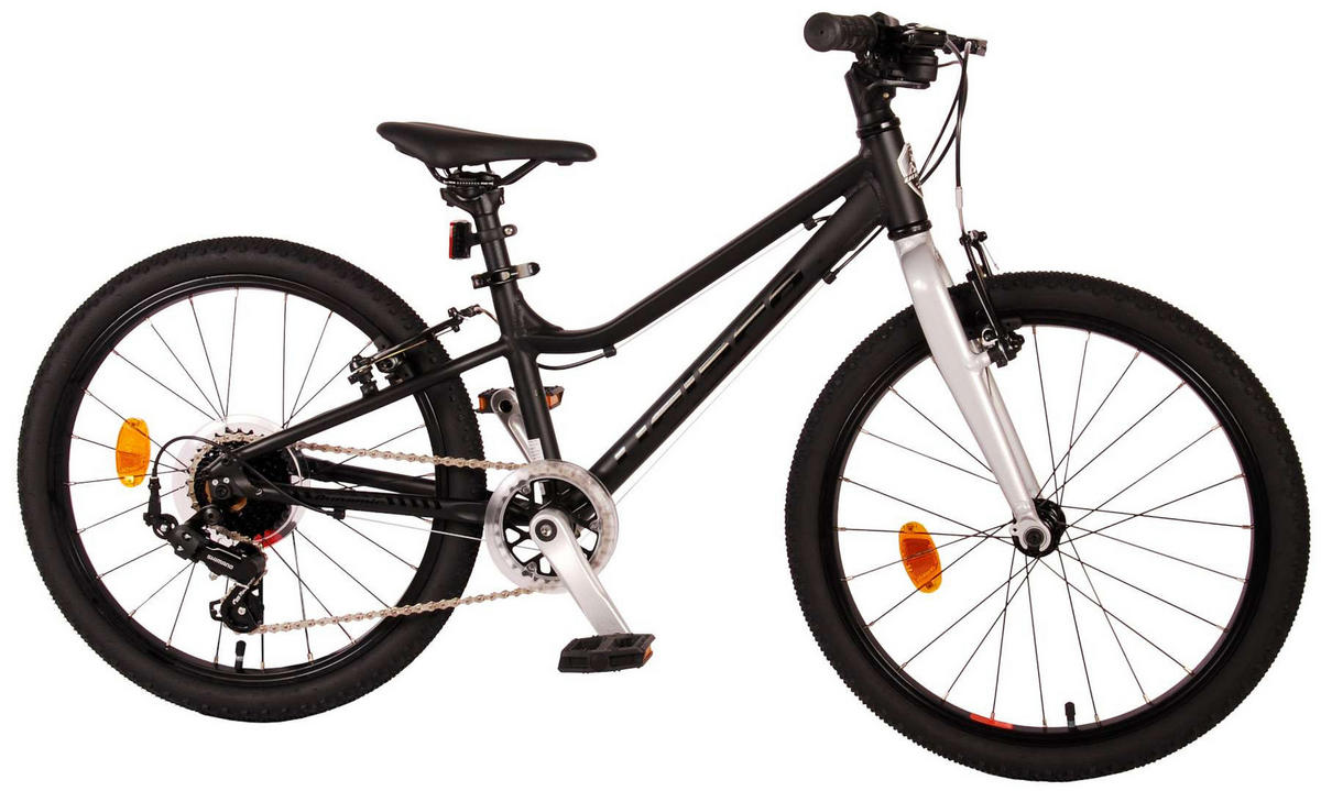 KINDERFAHRRAD Dynamic - Jungen - 20 Zoll - 2 Handbremsen - 7 Gänge - Mattschwarz - Schwarz, Metall (53cm) - TPFSports