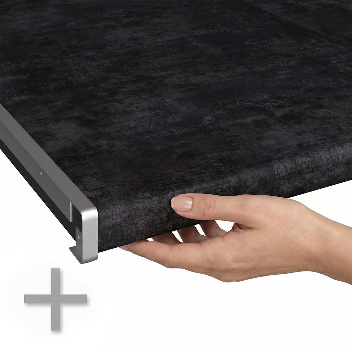 SPÜLENUNTERSCHRANK Fame-Line, Bordeaux Hochglanz/Weiß, 100 cm, AP Anthrazit - Bordeaux/Weiß, Holzwerkstoff (100/82/60cm) - Vicco