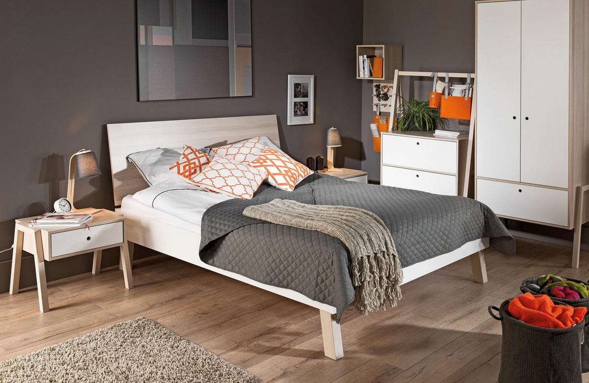 KLEIDERSCHRANK SPOT 2-TÜRIG - Weiß, Holzwerkstoff (88/210/60cm)