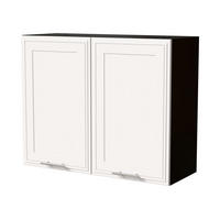 HÄNGESCHRANK Salo W3/90 Schwarz / Weiß Matt 90 / 32,5 / 72cm - Schwarz/Weiß, Holz/Holzwerkstoff (90/72/32.5cm) - Feldmann-Wohnen