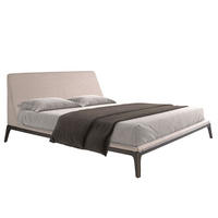BETT Rechteckig Grau Schwarz 192/230/101 cm - Schwarz/Grau, Textil (180/200cm) - ANGEL CERDA