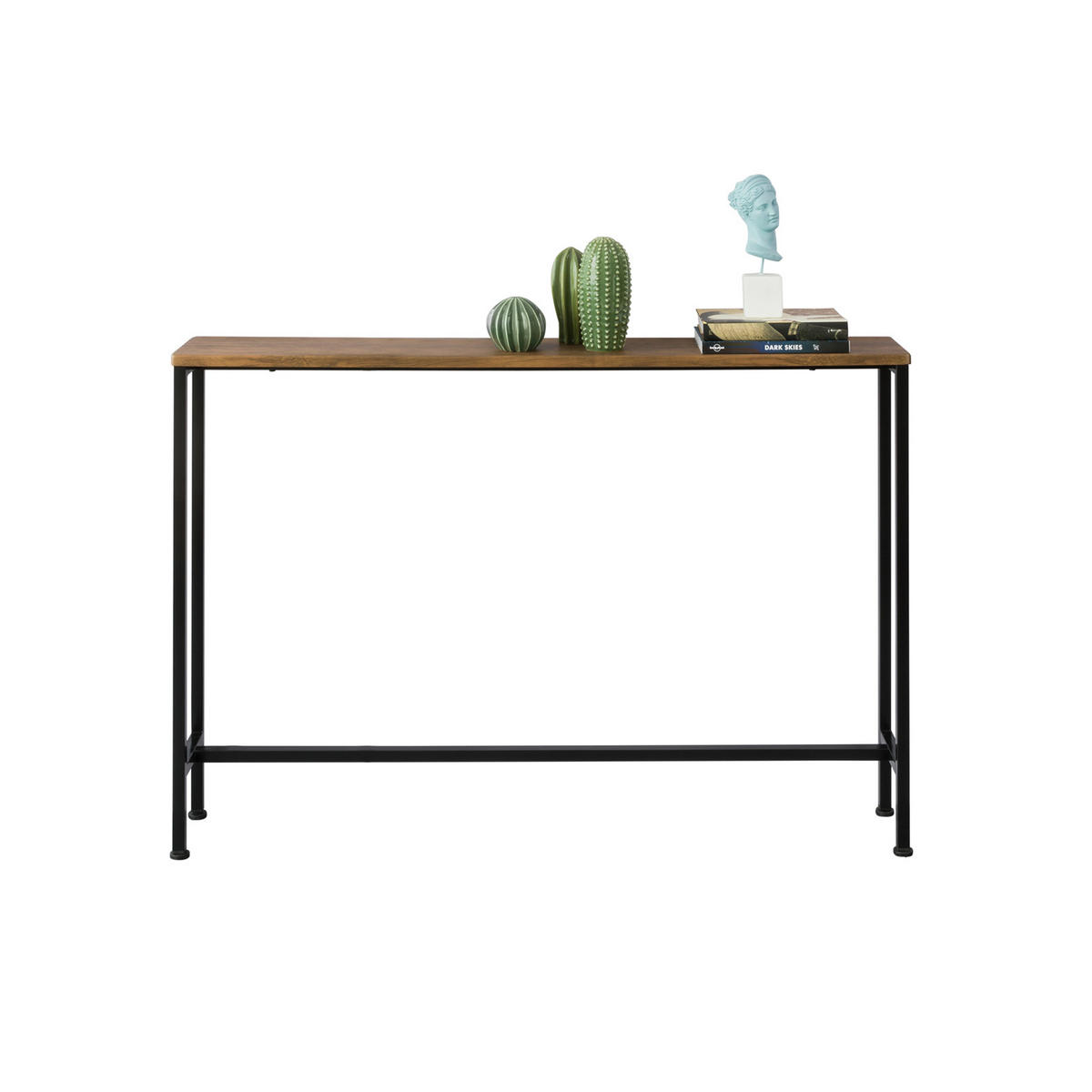 KONSOLENTISCH Vintage - Braun, Holzwerkstoff/Metall (20/120/80cm) - SoBuy
