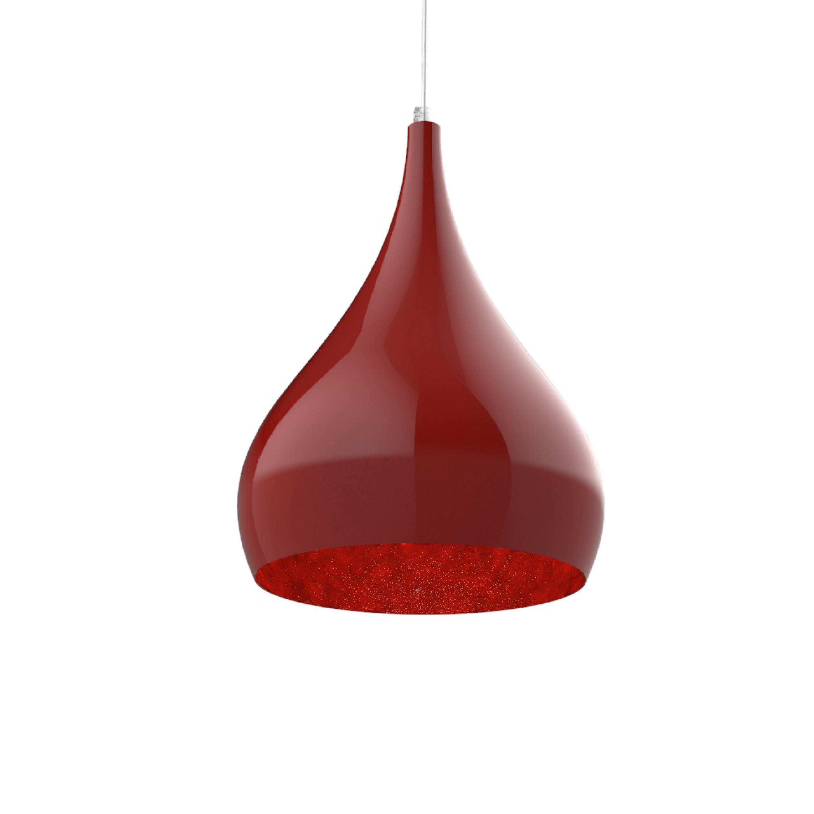 Lumicom Hängeleuchte Rot 25x120x25 cm