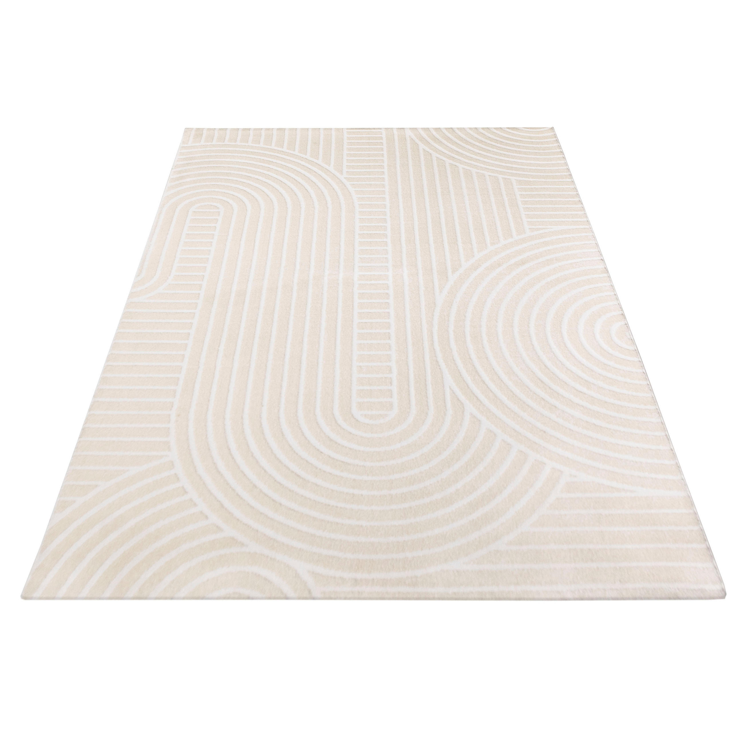 KURZFLORTEPPICH 80/150 cm Luzern 653 - Creme, Textil (80/150cm) - Paco Home